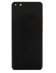 LCD-skärm + pekdon + frontskal Huawei P40 Pro - Rodnad guld (servicepaket)