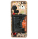 LCD-skärm + pekdon + frontskal Huawei P40 Pro - Rodnad guld (servicepaket)