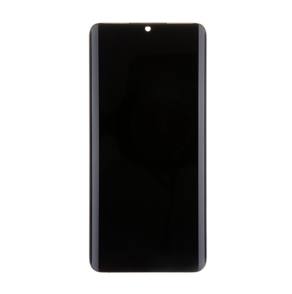 LCD-skärm + pekdon + frontlucka till Xiaomi Mi Note 10 - Svart