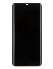 LCD-skärm + pekdon + frontlucka till Xiaomi Mi Note 10 - Svart