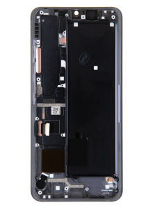 LCD-skärm + pekdon + frontlucka till Xiaomi Mi Note 10 - Svart