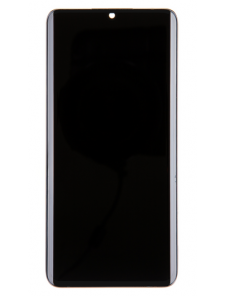 LCD-skärm + pekdon + frontlucka till Xiaomi Mi Note 10 Pro - Svart