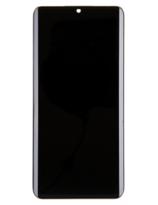 LCD-skärm + pekdon + frontlucka till Xiaomi Mi Note 10 Pro - Svart
