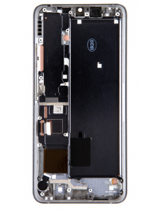 LCD-skärm + pekdon + frontlucka till Xiaomi Mi Note 10 Pro - Svart