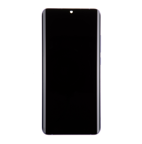 LCD-skärm + pekdon + framskal till Xiaomi Mi Note 10 Lite - Blåviolett (Service Pack)