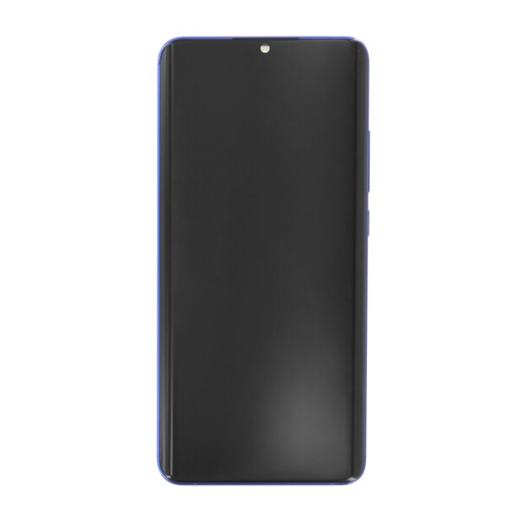 LCD-skärm + pekdon + frontlucka till Xiaomi Mi Note 10 Lite - Blåviolett