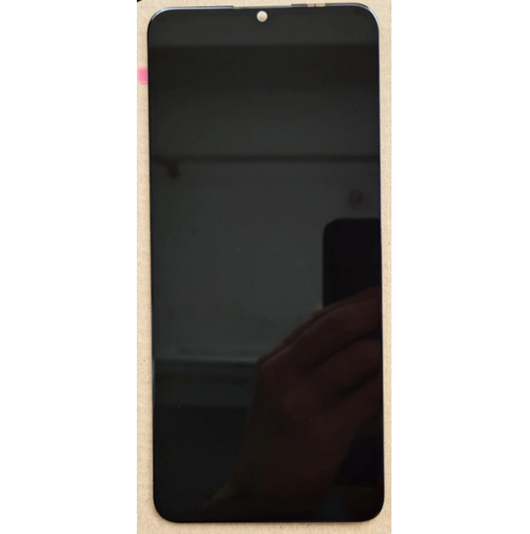 LCD-skärm + pekdon + framsida Huawei Y6p - Fantom lila