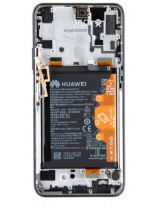 LCD-skärm + pekdon + framsida Huawei P Smart Pro - Midnatt svart (Service Pack)