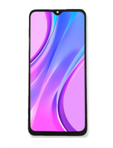 LCD-skärm + pekdon + frontlucka Xiaomi Redmi 9 - Kolgrå