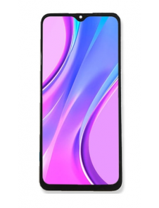 LCD-skärm + pekdon + frontlucka Xiaomi Redmi 9 - Kolgrå