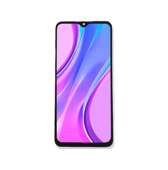 LCD-skärm + pekdon + frontskydd Xiaomi Redmi 9 - Lila solnedgång