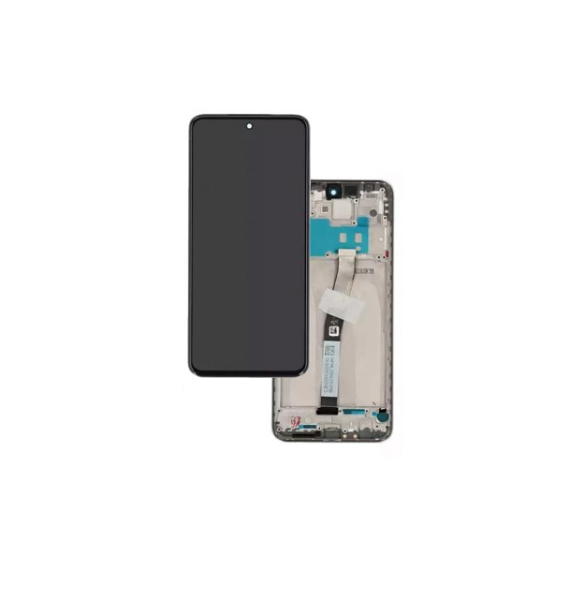 LCD-skärm + pekdon + framskal till Xiaomi Redmi Note 9 Pro / 9S - Glaciärvit