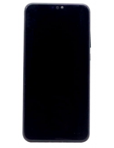 LCD-skärm + pekdon + frontskal Huawei Honor 9X Lite - Smaragdgrön