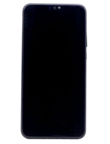 LCD-skärm + pekdon + frontskal Huawei Honor 9X Lite - Midnattsvart