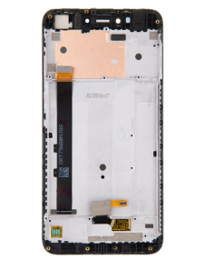 LCD-skärm + pekdon + frontlucka till Xiaomi Redmi Note 5A - Svart (servicepaket)