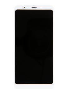 LCD-skärm + pekdon + frontlucka till Xiaomi Redmi 5 Plus - Vit (Servicepaket)