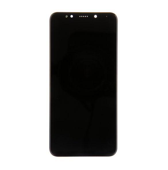 LCD-skärm + pekdon + frontlucka till Xiaomi Redmi 5 Plus - Svart (Servicepaket)