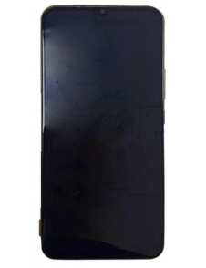LCD-skärm + pekdon + frontlucka till Xiaomi Mi 10 Lite - Grå (Service Pack)