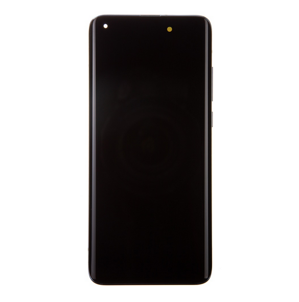 LCD-skärm + pekdon + frontlucka till Xiaomi Mi 10 - Grå (Servicepaket)