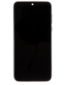 LCD-skärm + pekdon + framsida Motorola G8 Plus - Mörkblå (Servicepaket)
