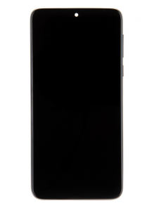 LCD-display + Touch Unit + Framsida Motorola One Macro - Svart (Service Pack)