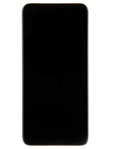 LCD-skärm + pekdon + framsida Motorola One Fusion Plus - Svart (servicepaket)