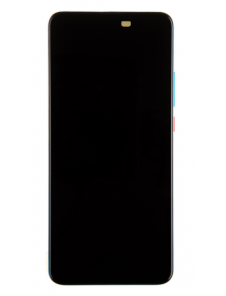 LCD-skärm + pekdon + frontlucka till Xiaomi Poco F2 Pro - Neonblå (servicepaket)