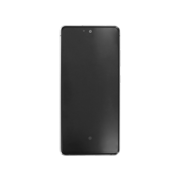 LCD-skärm + Touch-enhet Samsung Galaxy S20 FE - Molnvit (Service Pack)