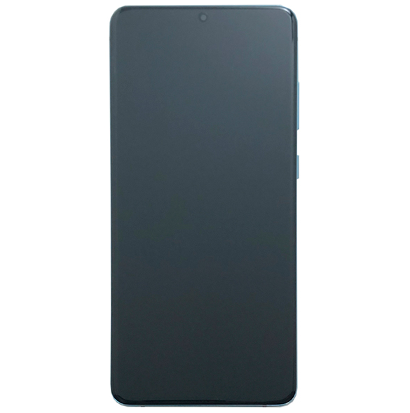 LCD-display + Touch Unit Samsung Galaxy S20 Plus - Aura blå (Service Pack)