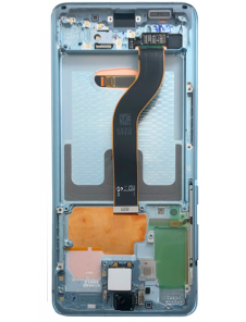 LCD-display + Touch Unit Samsung Galaxy S20 Plus - Aura blå (Service Pack)