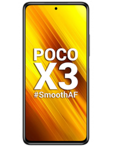LCD-skärm + pekdon + frontlucka till Xiaomi Poco X3 - Koboltblå