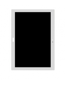 LCD-skärm + pekdon + framsida Lenovo Tab P10 - Vit