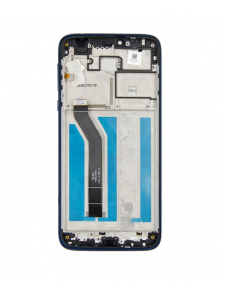 LCD-skärm + pekdon + framsida Motorola Moto G7 Power - Svart (Service Pack)