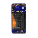 LCD-skärm + pekdon + frontskal Huawei Nova 5T - Lila (Servicepaket)