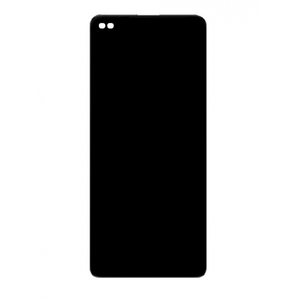 LCD-skärm + pekdon + frontlucka för Realme X3 SuperZoom (Servicepaket)