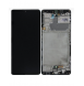 LCD-skärm + pekdon + framsida Samsung Galaxy A42 5G - Svart (Servicepaket)
