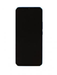LCD-skärm + pekdon + frontlucka till Xiaomi Mi 10 Lite 5G - Blågrön (Servicepaket)