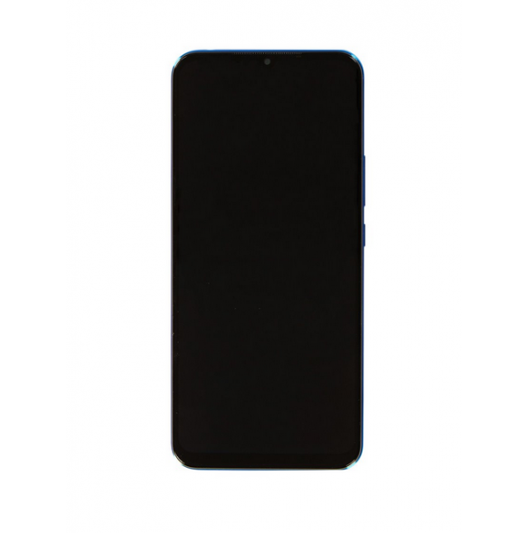 LCD-skärm + pekdon + frontlucka till Xiaomi Mi 10 Lite 5G - Blågrön (Servicepaket)
