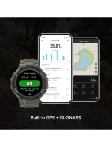Xiaomi Amazfit T-Rex Outdoor SmartWatch - Army Green