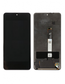 LCD-skärm + pekdon + frontlucka till Xiaomi Poco X3 - Svart (Servicepaket)