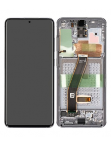 LCD-skärm + pekdon Samsung Galaxy S20 FE 5G - Molnvit (Service Pack)