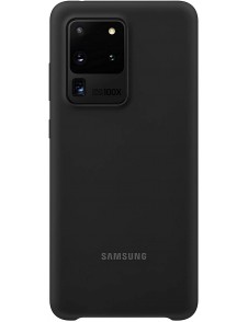 Samsung EF-PG988TBE Silikon täcka grått för Samsung Galaxy S20 Ultra - Svart