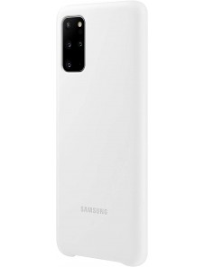 Samsung EF-PG985TWE Silikon Skal till Samsung Galaxy S20 Plus - Vit