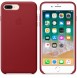 Apple MQHN2ZM/A till iPhone 7 Plus, iPhone 8 Plus Läderskal  - Röd