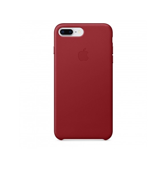 Apple MQHN2ZM/A till iPhone 7 Plus, iPhone 8 Plus Läderskal  - Röd