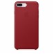 Apple MQHN2ZM/A till iPhone 7 Plus, iPhone 8 Plus Läderskal  - Röd