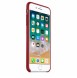 Apple MQHN2ZM/A till iPhone 7 Plus, iPhone 8 Plus Läderskal  - Röd