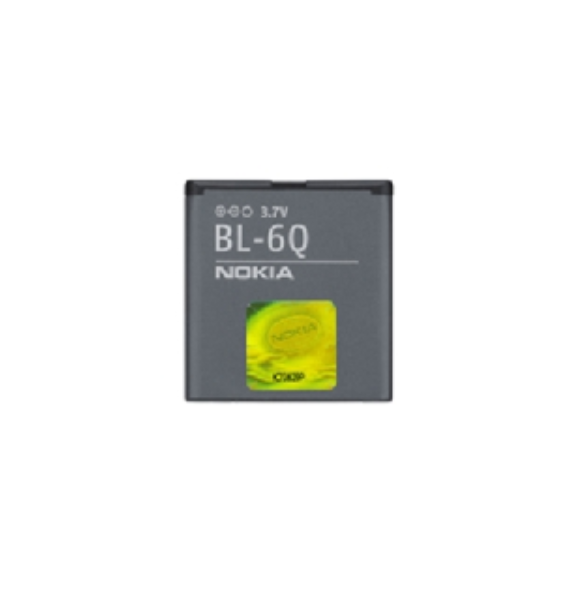 Nokia-batteri Li-Pol 970mAh BL-6Q (Bulk)