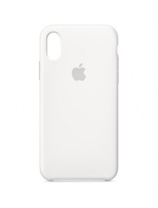 Original Apple MQT22ZM/A Silikon Case Skal till iPhone X, iPhone XS - Vit