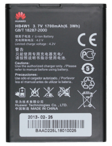 Huawei Batteri 1700mAh Li-Ion HB4W1H (Bulk)